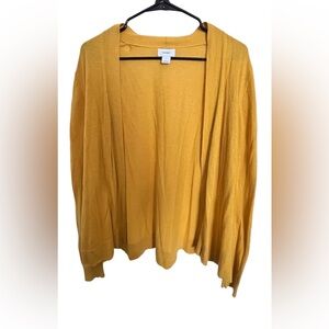 Old Navy Mustard Yellow Open-Front Cardigan            Size L